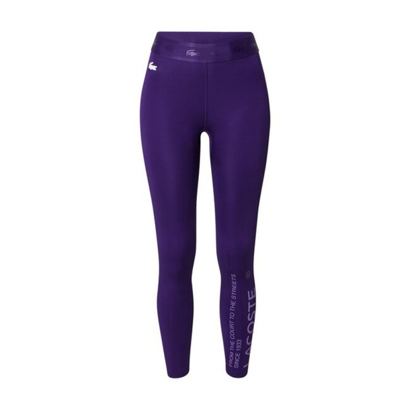 Leggings Lacoste Xf92645gm Lilás para mulher | Ofertas de padel