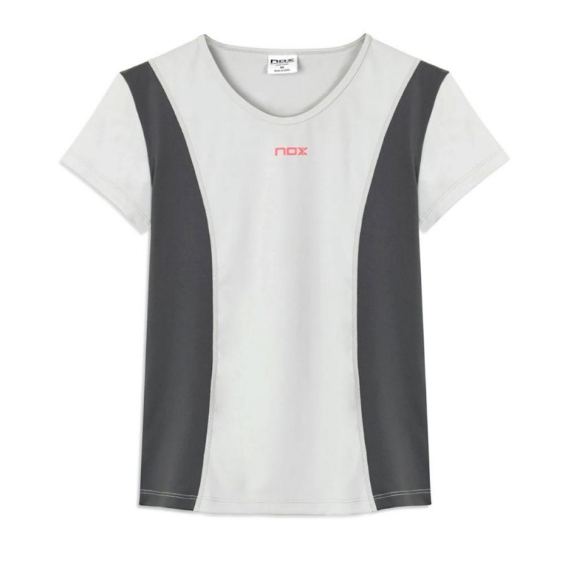 Camiseta Nox Pro Regular Gris Mujer | Ofertas de pádel