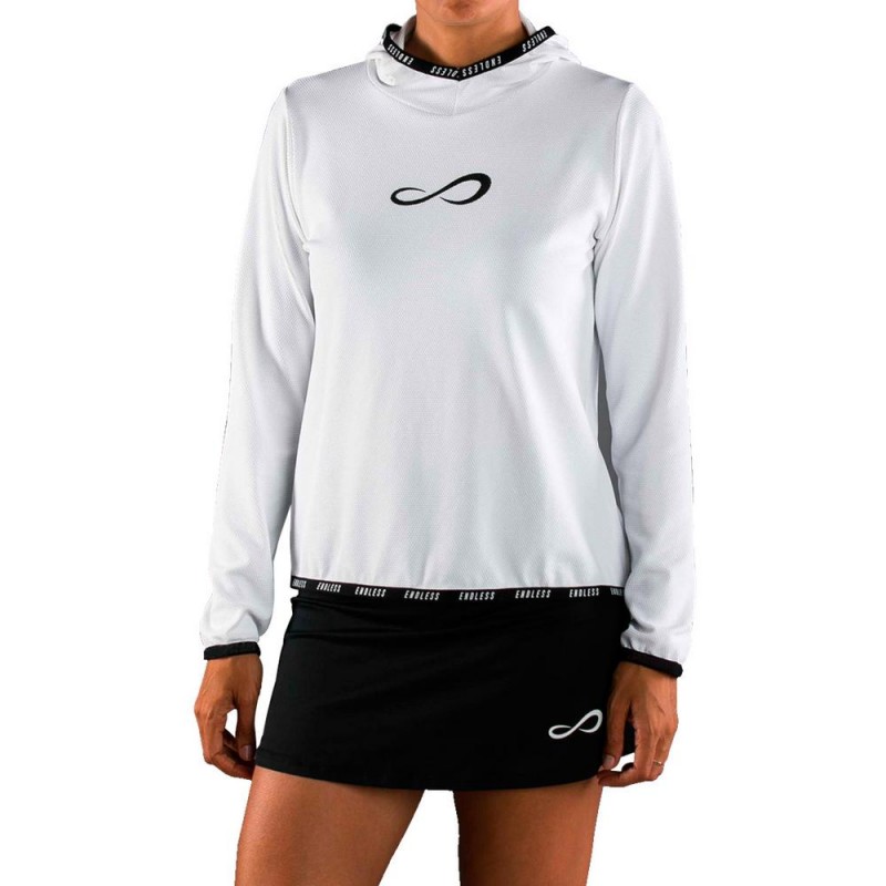 Felpa Endless Breath Ii 40087 Bianco Donna | Ofertas de padel