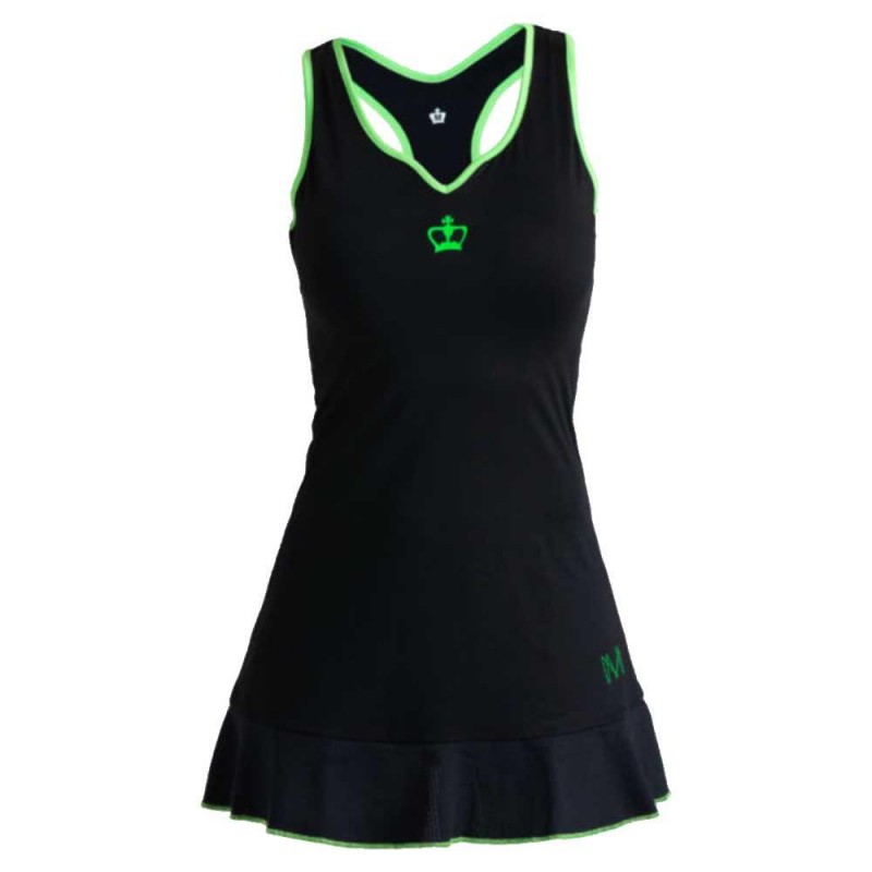 Vestido Black Crown Marta Marrero Preto | Ofertas de padel