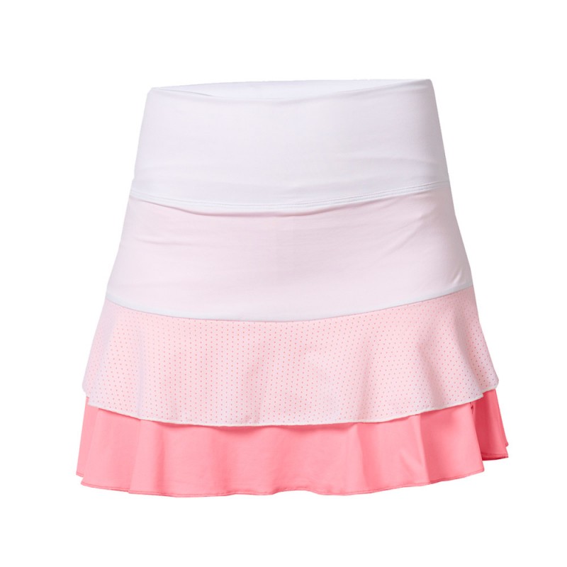 Saia Black Crown Marta Marrero 02 Arucas Branco/Coral | Ofertas de padel