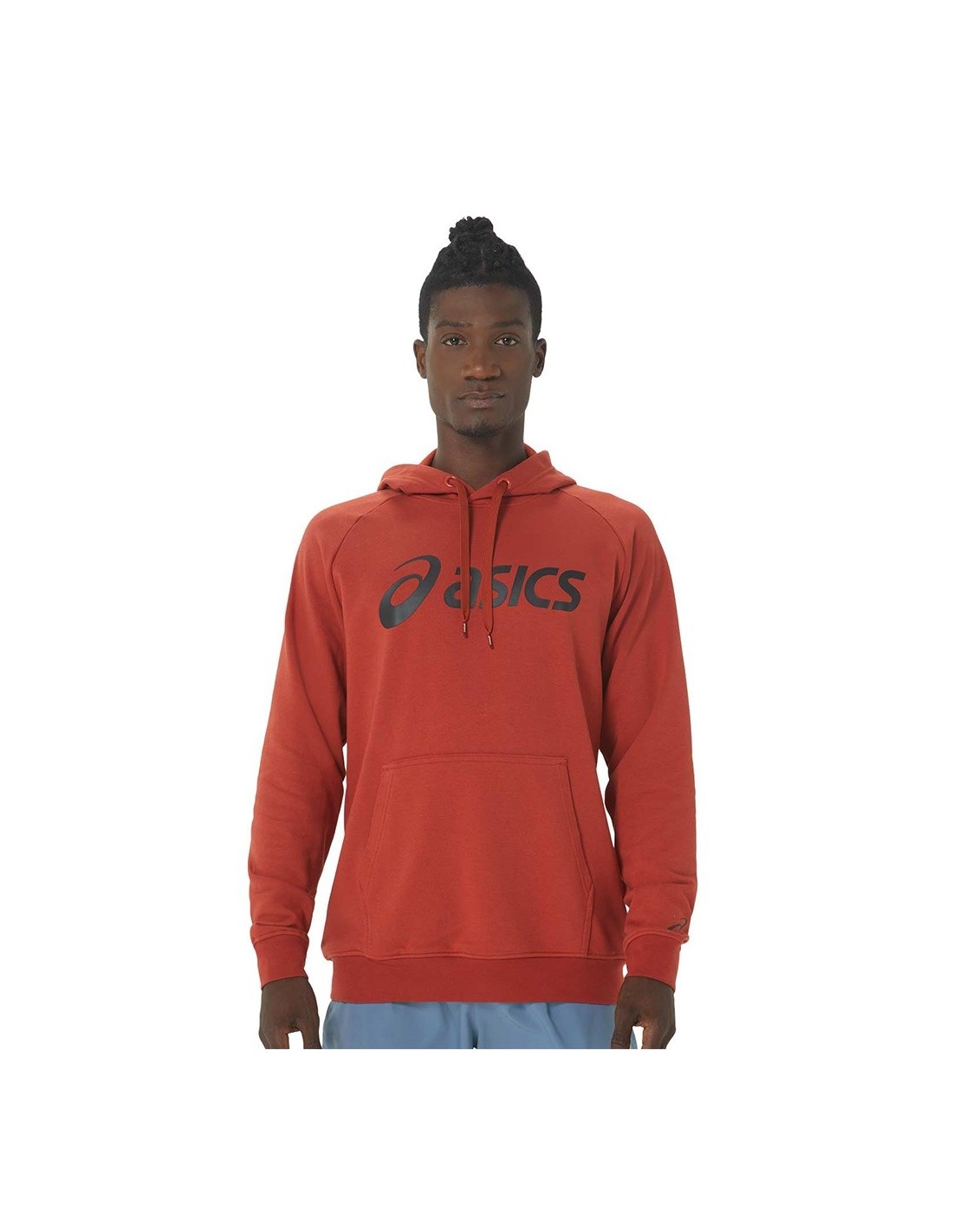 Felpa asics rossa con cappuccio online