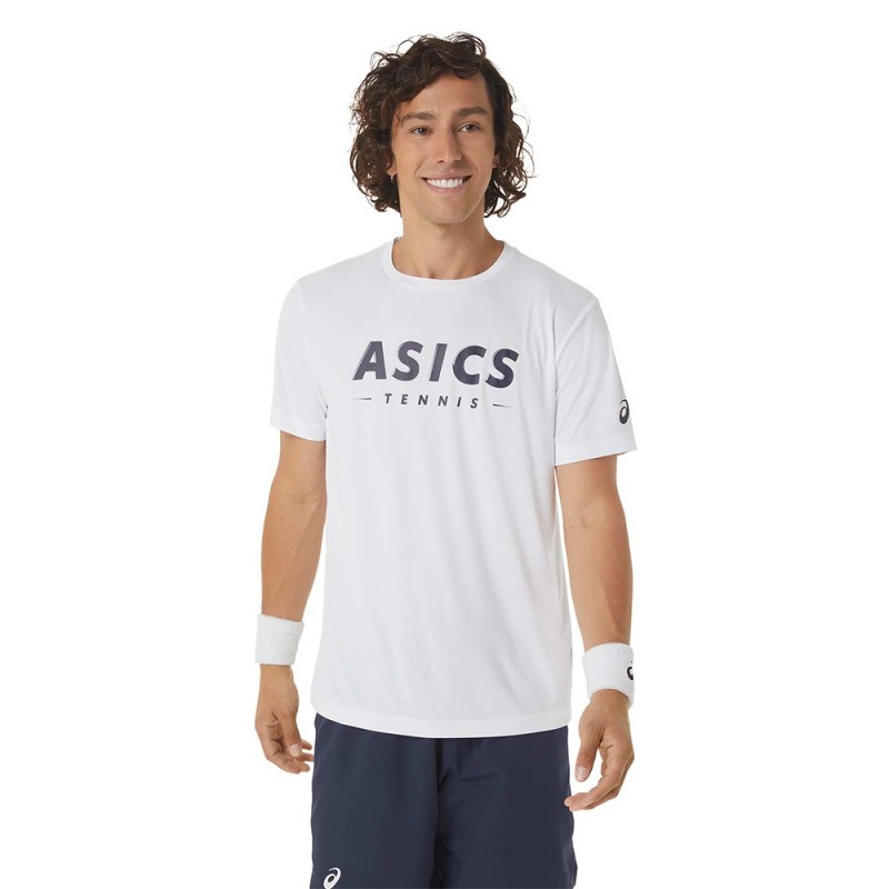 T-shirt Asics T-shirt gráfica de ténis para homem 2041a259-100  | Ofertas de padel