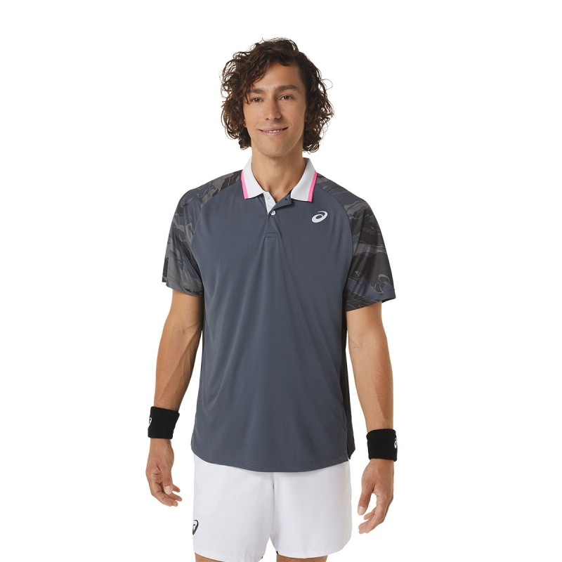 Polo Asics Uomo Court Graphic 2041a252-020  | Ofertas de padel