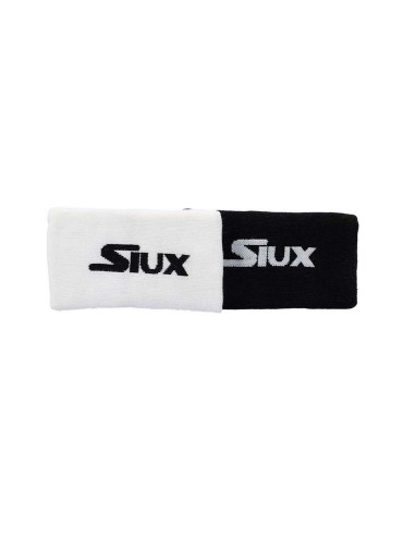 Siux Polsino lungo in cotone jacquard Nero Nero Bianco | Ofertas de padel