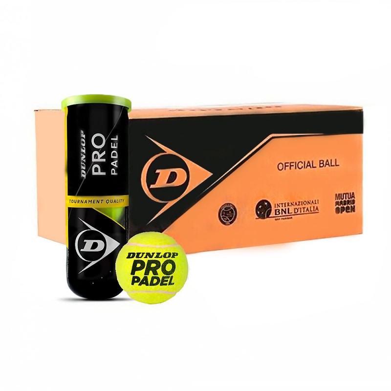 Box of 24 3-ball cans Dunlop Pro Padel |Padel offers