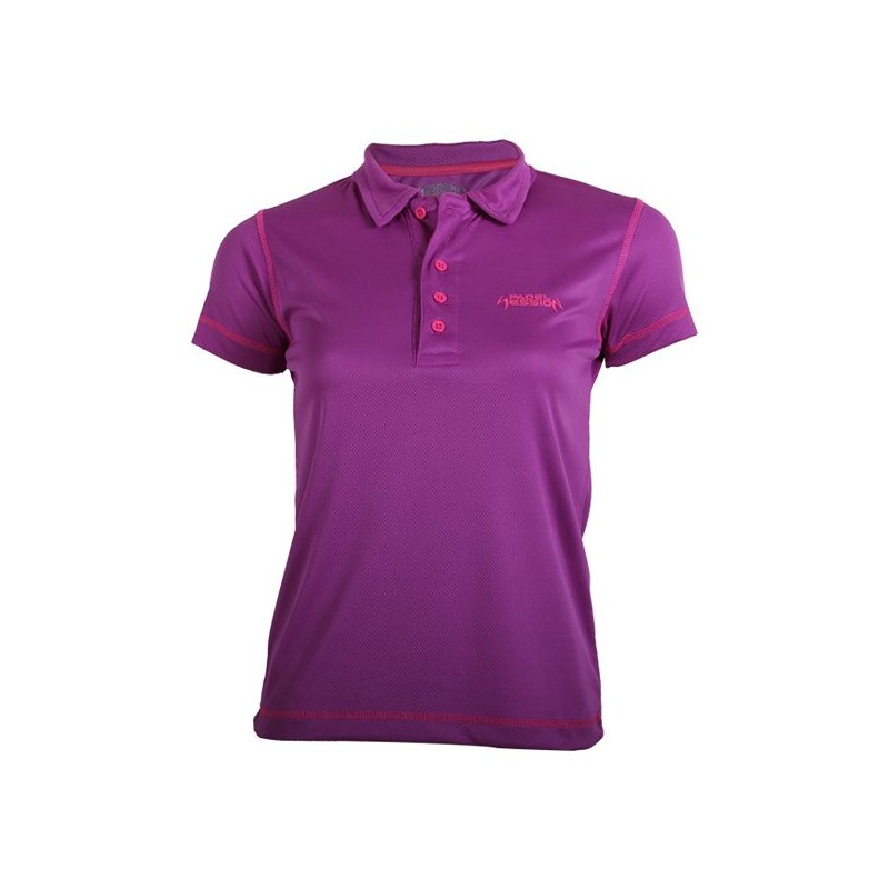 Women's Technical Polo Padel Session Purple |Padel offers