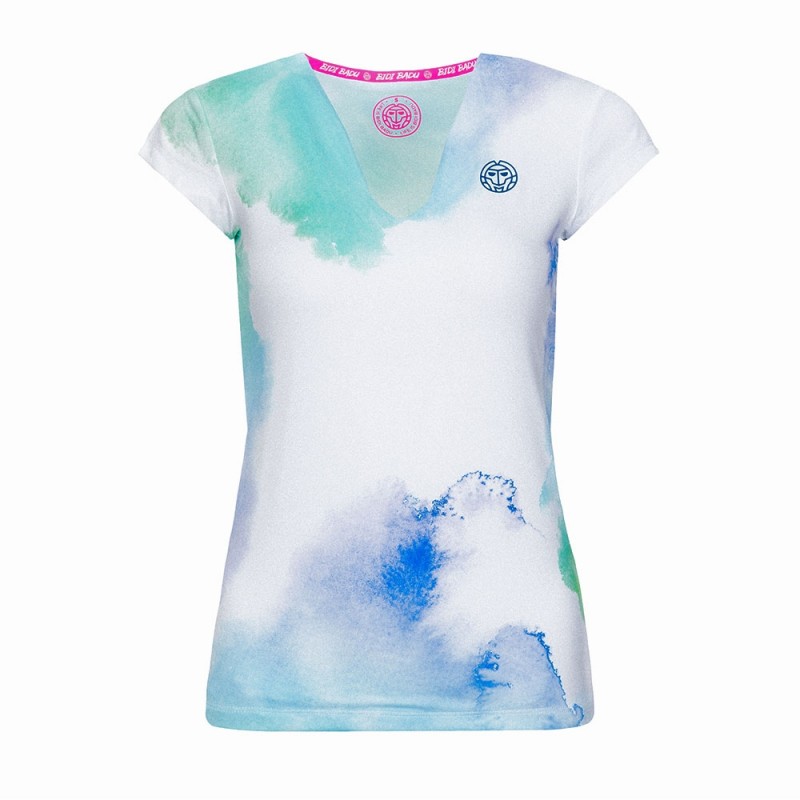 T-shirt com decote em V Bidi Badu Bella 2.0 Tech | Ofertas de padel