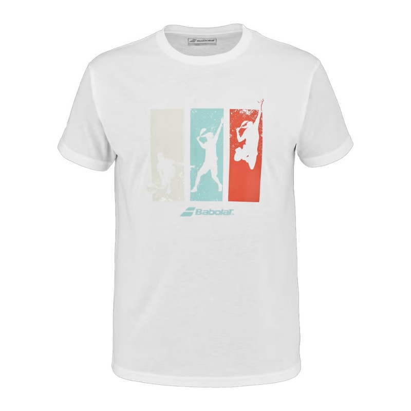 T-shirt Babolat T-shirt de algodão 6ms23441 1000 | Ofertas de padel