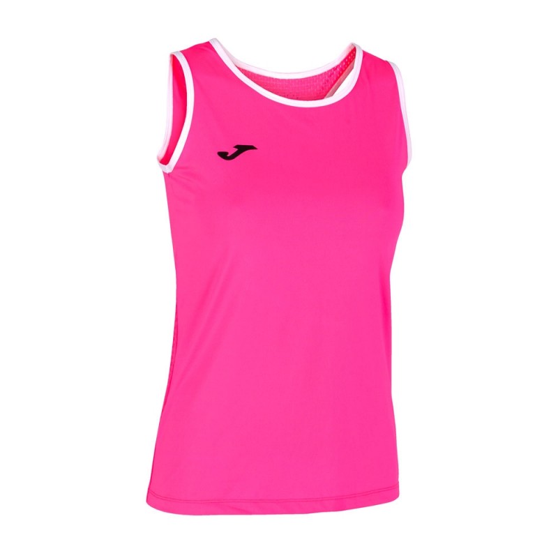 Women's Fluor Pink Break Tank Top |Padel offers