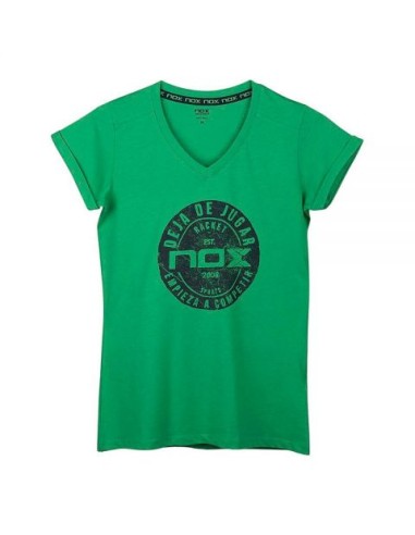 Nox Basic T-shirt Nox Green Woman |Padel offers