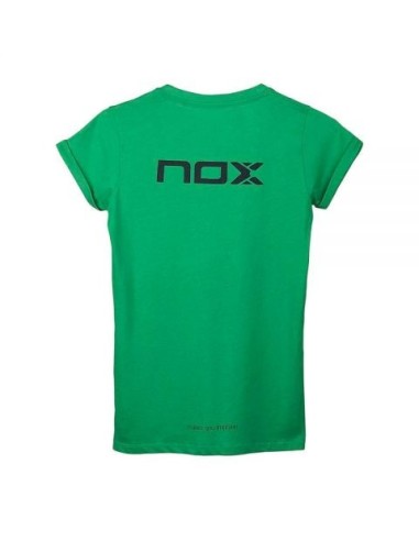 Nox Basic T-shirt Nox Green Woman T18mcabnve | Ofertas De Pádel