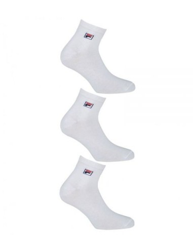 Pack 3 Calcetines Fila F9303 300 White | Ofertas de pádel