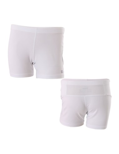 Short Wilson Compression Blanco Wra344400100md | Ofertas de pádel