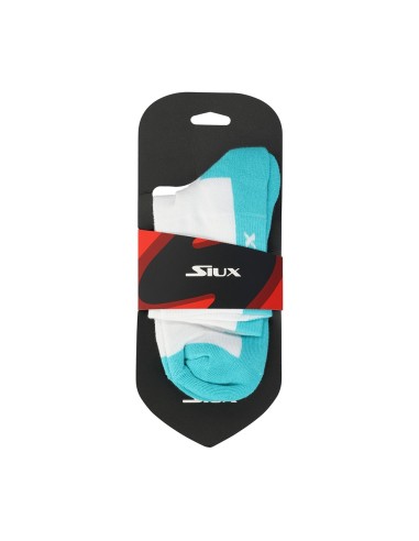 Calzini Siux Calzini Crow Bianco Turchese | Ofertas de padel