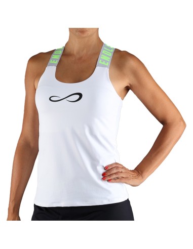 T-shirt Endless Iconic 0009 Preto Verde Mulher | Ofertas de padel