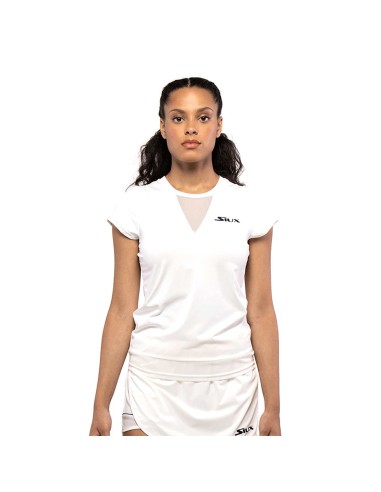 Camiseta Siux Match Blanco Mujer | Ofertas de padel