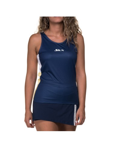 Camiseta Siux Boja Azul Mujer | Ofertas de pádel