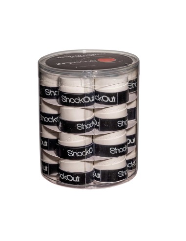 Shockout Drum X24 Overgrips Premium White Perforated 100-0050 |Padel offers