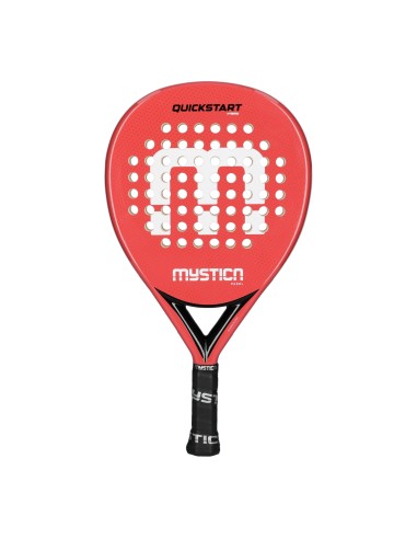 Pá Mystica Quickstart híbrido vermelho 2024 | Ofertas de padel