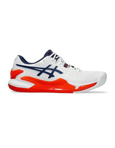 Sapatos Asics Gel-Resolution 9 Argila 1041A375-102 | Ofertas de padel