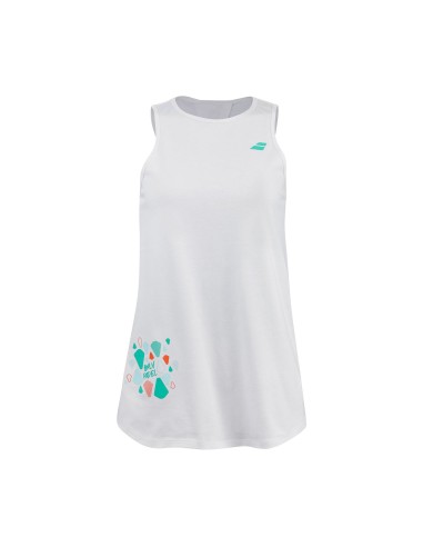 Camiseta Sin Mangas Babolat Cotton Tank 6ws24072 1000 Mujer | Ofertas de padel