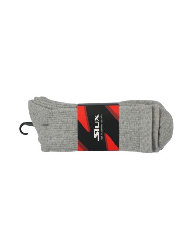 Pack 3 Calcetines Siux Caña Alta Grises | Ofertas de padel