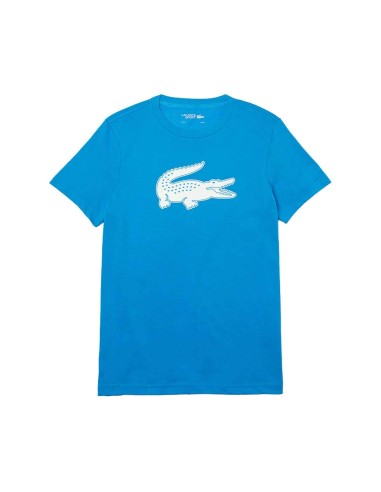 T-shirt Lacoste Sport Crocodilo Azul Th2042 8px | Ofertas de padel