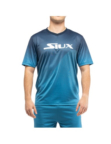 T-SHIRT SIUX HOMENS BLUR AZUL | Ofertas de padel