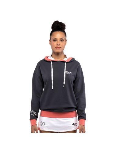 Siux Felpa Trilogy Patty Grigio Fw23 | Ofertas de padel