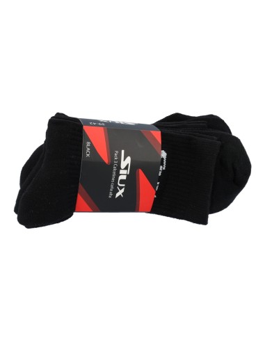 Pack 3 Socks Siux Black Dhaka High Top |Padel offers