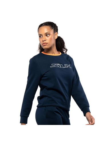 Sweatshirt Siux Drax azul-marinho para mulher | Ofertas de padel