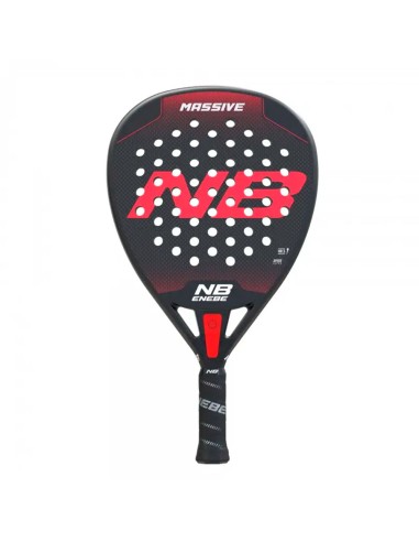 Enebe Pá maciça vermelha A000424 | Ofertas de padel