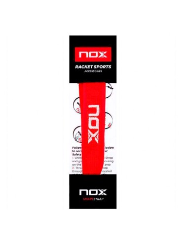 Cordone Nox Smartstrap Luxury Logo Rosso Bianco | Ofertas de padel