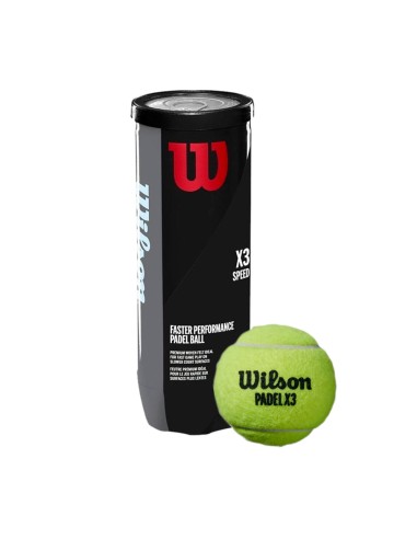 Ball Jar Wilson Padel X3 Speed Ball |Padel offers