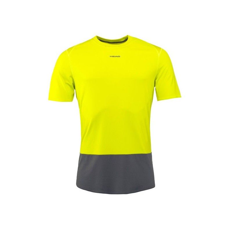 Camiseta Head Vision Tech amarilla 2018 | Ofertas de padel