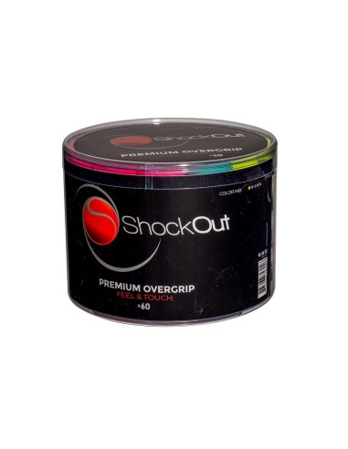 Tambor Shockout X60 Overgrips Premium Multicolor Liso 100-0047 | Ofertas de pádel