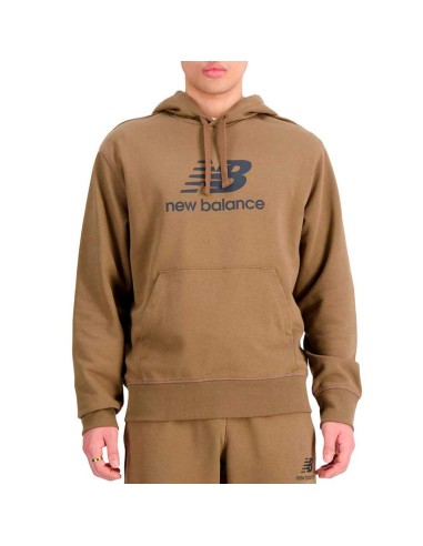 Sweatshirt New Balance Essentials Stacked Logo Mt31537 Bk | Ofertas de padel