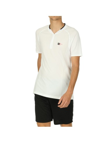 Camiseta Wilson Series Seamless Zip Henley 2.0 | Ofertas de pádel