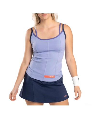 CAMISETA TIRANTES NOX PRO NAVAL BLUE T24SSMCANB MUJER |Padel offers