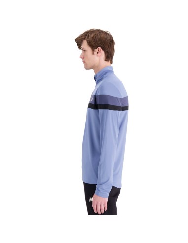 Sweatshirt New Balance Accelerate Half Zip Mt23227 Bk | Ofertas de padel