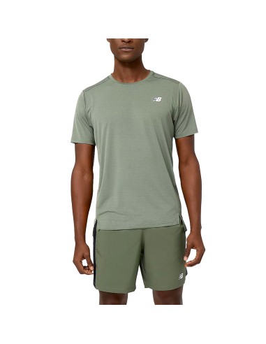 T-shirt New Balance Accelerate Mt23222 Bk | Ofertas de padel