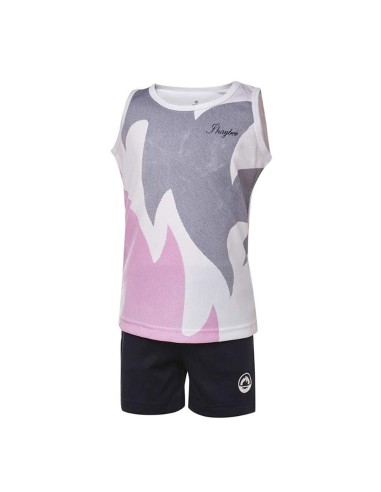 Conjunto de camisola e calças para menina Jhayber Flame Dn23038 100 Branco | Ofertas de padel