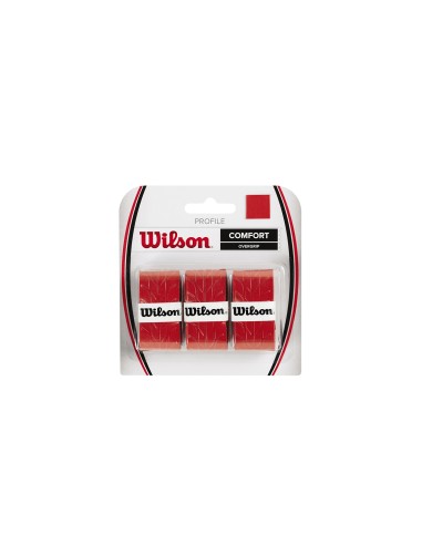 Overgrips Wilson Profile Rojo | Ofertas de pádel