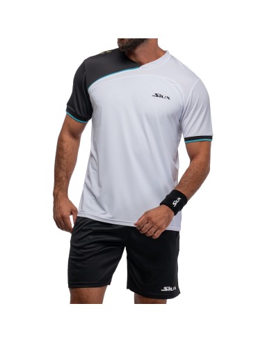 CAMISETA SIUX ELECTRA STUPA HOMBRE BLANCA FW24 |Padel offers