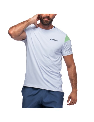 CAMISETA SIUX ORBED HOMBRE BLANCA | Ofertas de padel