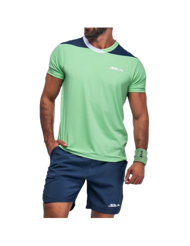 CAMISETA SIUX SPLIT HOMBRE VERDE | Ofertas de padel