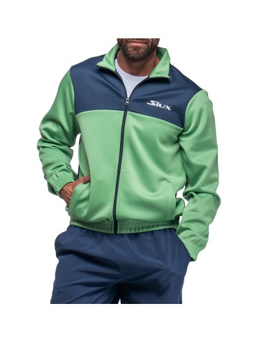 CHAQUETA SIUX BAND HOMBRE VERDE/MARINO | Ofertas de padel