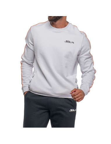 SUDADERA SIUX LEVEL UNISEX BLANCA |Padel offers