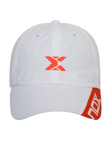 GORRA NOX BLANCA LOGO ROJO GOBLAROJ |Padel offers